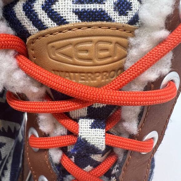 Keen Women's Elsa Lined Winter Boots Size 6.5 Brown Leather - Picture 12 of 15